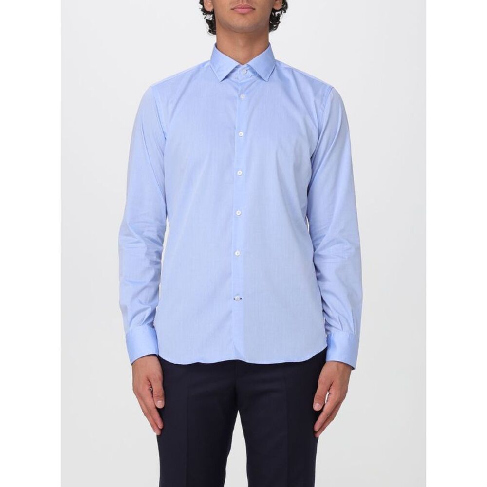 Brooksfield Men Brooksfield Slim Fit French Collar Shirt In Cotton Poplin